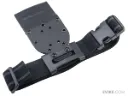 RTI Optimal Drop Pistol Platform w/RTI and Leg Strap (Plastic Buckle) Black