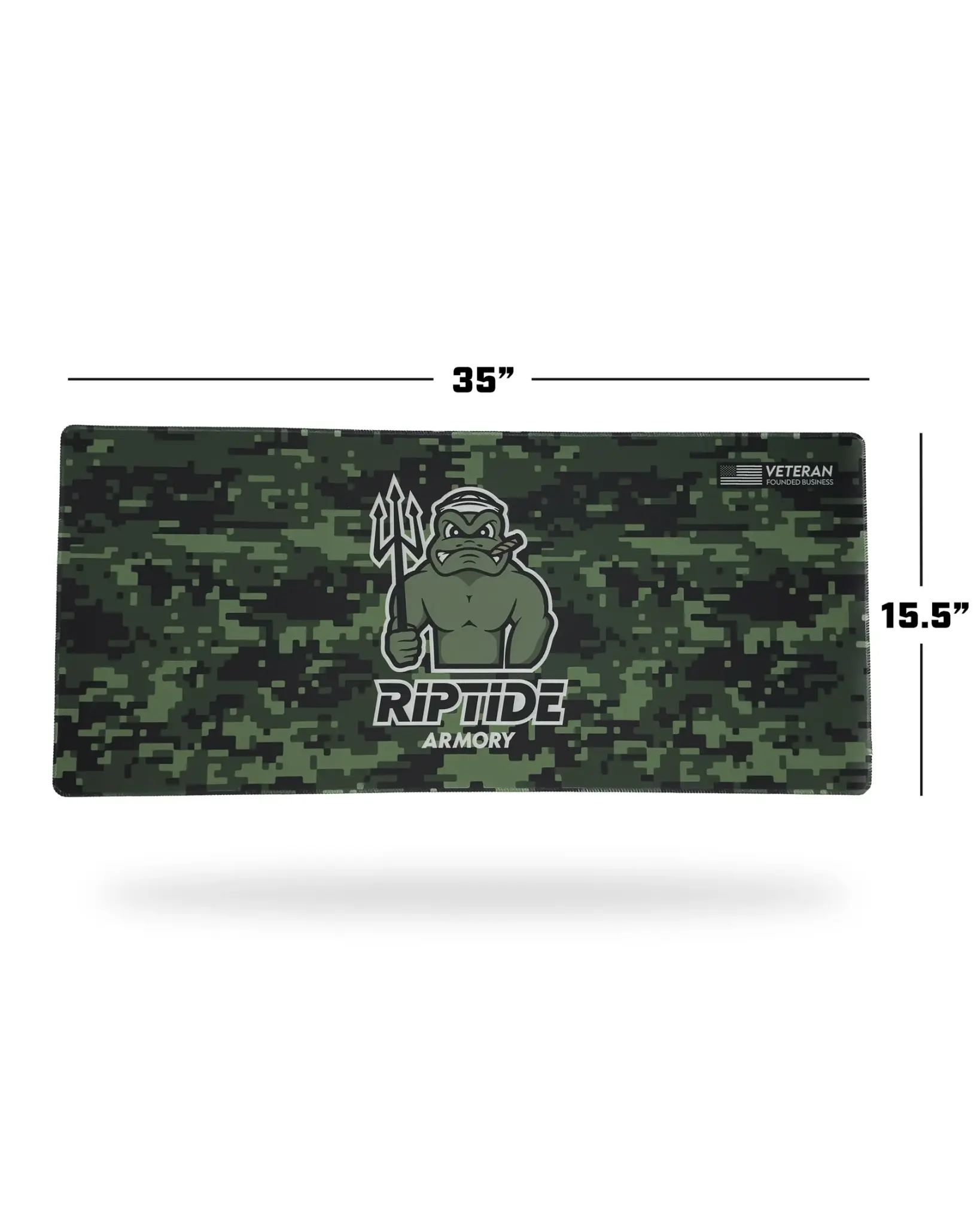 Rifle Cleaning Mat (Green Camo)