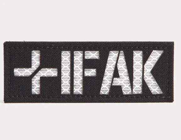 [IFAKPatch-BL] “IFAK” Patch (Black) - Terra B