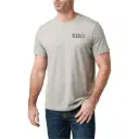 Barrel Banner Tee (Heather Grey) Large