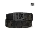 USA Multicam Black Tactical Gun Belt 1.5" X6 Black Buckle KORE