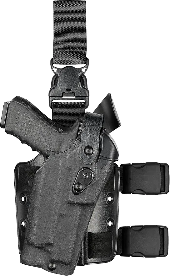 Model 6305 ALS/SLS Tactical Holster w/ Double Quick-Release Leg Strap for S&W M&P9 w/ Light (STX Tactical) Left Hand