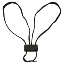 ESP Disposable Textile Handcuffs (Black) - pack of 5