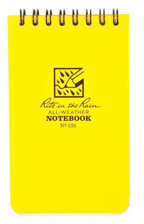 Top Spiral Notebook 3x5'' (Yellow)