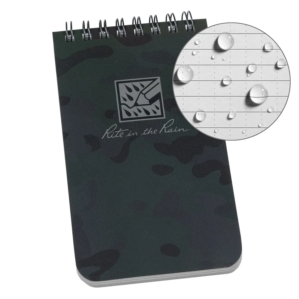 NOTEBOOK Spiral NHC35 (Night Hawk Camo) Rite In The Rain