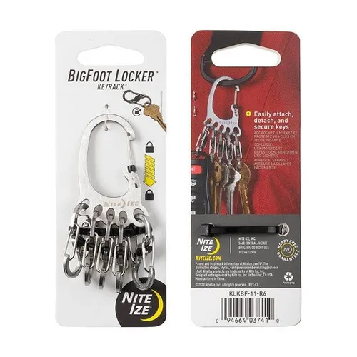 BigFoot Locker KeyRack Stainless Steel  (Stainless) Nite-Ize