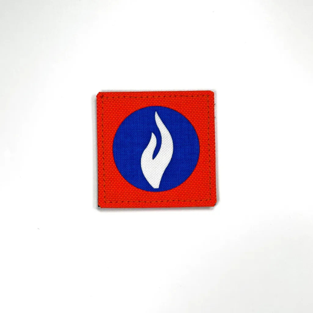 Belgian Police Logo Patch (Orange)