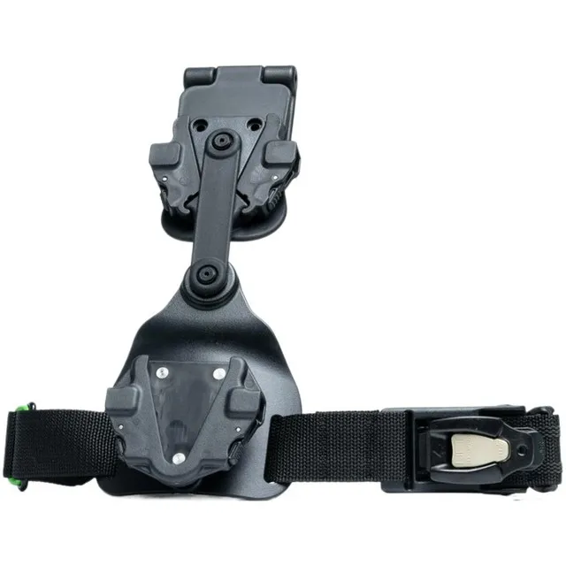 [RFX-SD-BK- LBS-S-LK-C] Rapid Force Swivel Drop Leg w/Standard Strap (Black) Alien Gear