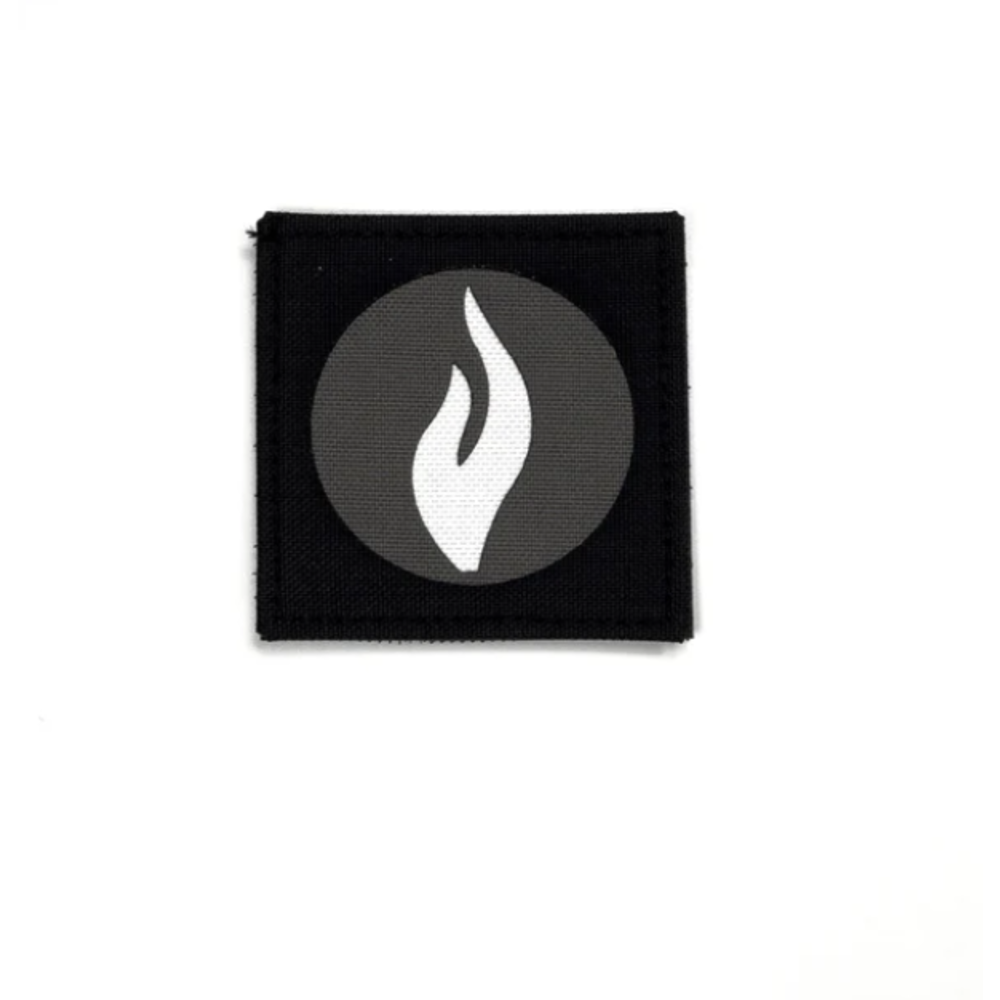 Belgian Police Logo Patch (Black/Grey/White)
