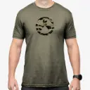 5.11 Tiger Stripe Icon Blend T-Shirt (Olive Drab Heather)