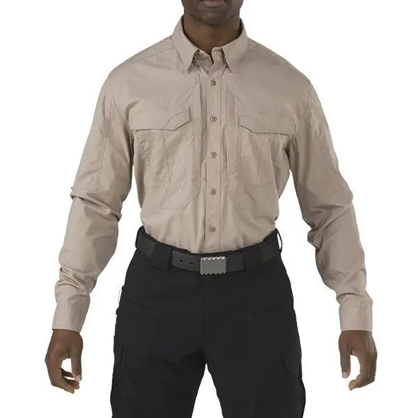 5.11 Stryke Long Sleeve Shirt (Khaki) (S)