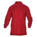 Professional Long Sleeve Polo (Range Red)