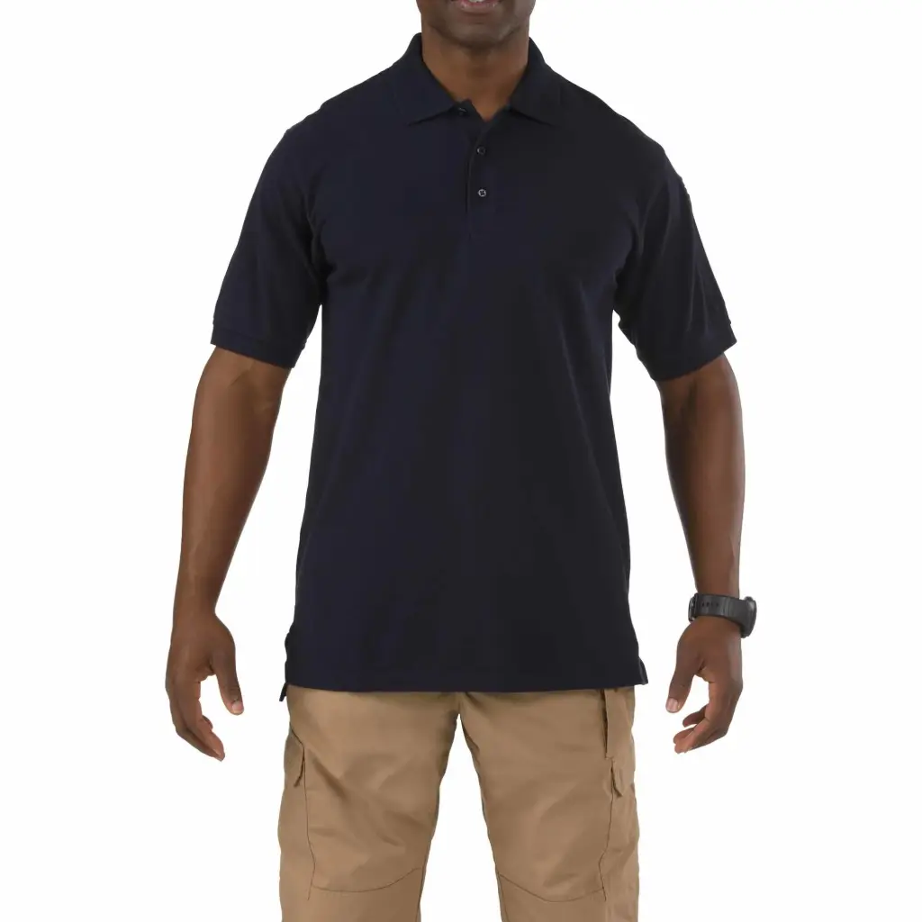Professional Short Sleeve Polo (Navy Blue)