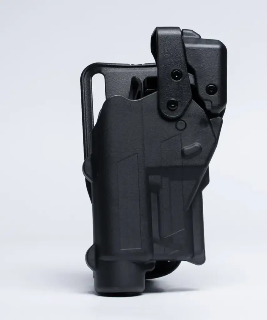 Rapid Force Level III Duty Holster for S&W M&P9 2.0 - Mid Ride Belt Slide - Large Light