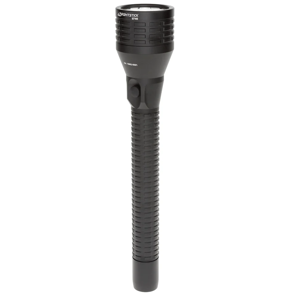 [NSR-9746XL] NSR-9746XL Metal Full-Size Flashlight - Li-Ion (Black) Nightstick
