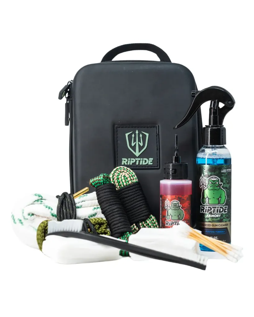[UGCK--CO] Ultimate Gun Cleaning Kit - Leather Case - Cleaner/Oil - Riptide Armory