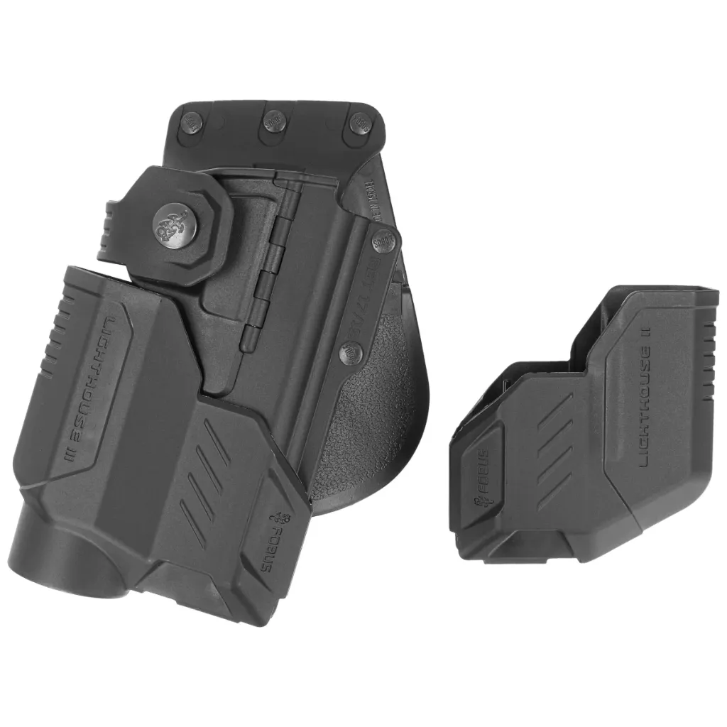 RBT17 Tactical Holster for Glock 17,22,31 + Lighthouse II & III - Fobus