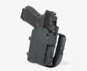 Rapid Force Level II Duty Holster for Glock 17/17 MOS - Paddle - Compact Light 
