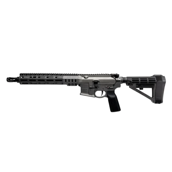[MK1-CAR-556-115CL-PISTOL-A-GRY] SOLGW MK1 CAR Pistol - 11.5" 5.56 P3 CL Barrel - 10.75" MK1 Cable Management Rail - Anodized Gray - SBA5 Brace