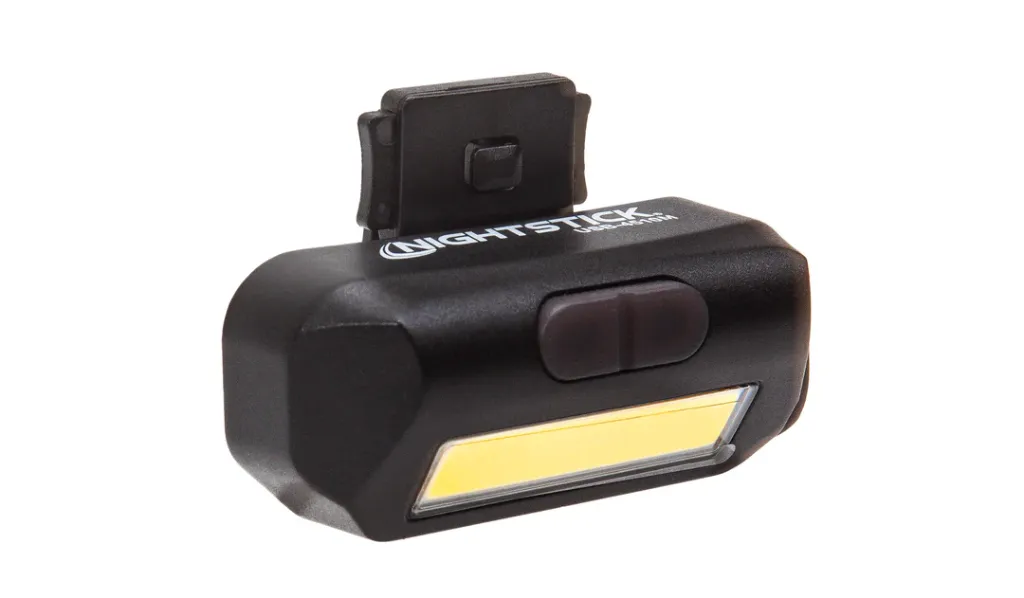Multi-Flood USB Gear Light w/Secure Clasp for MOLLE/Vest Straps Nightstick (Black)