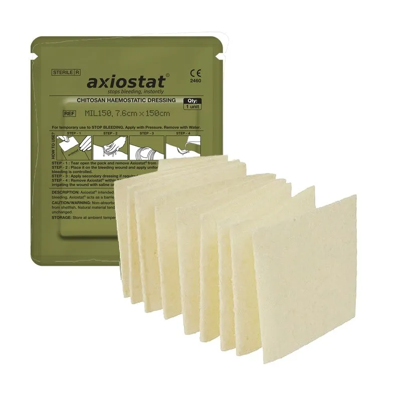 Z-Fold hemostatique MIL150 8x150cm Axiostat