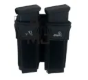 Pincer Pistol Double Pouch (Black)-Agilite