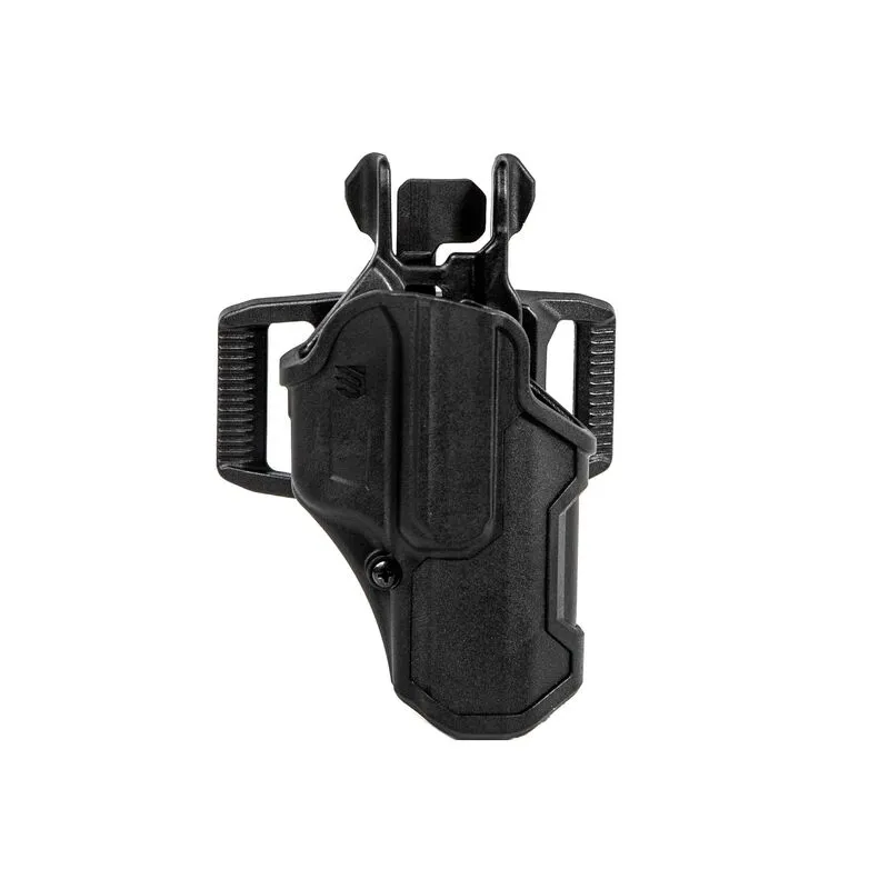 T-Series L2C Glock 43/43X No-Rail, Kahr PM9/40, BK, RH (Black) Blackhawk