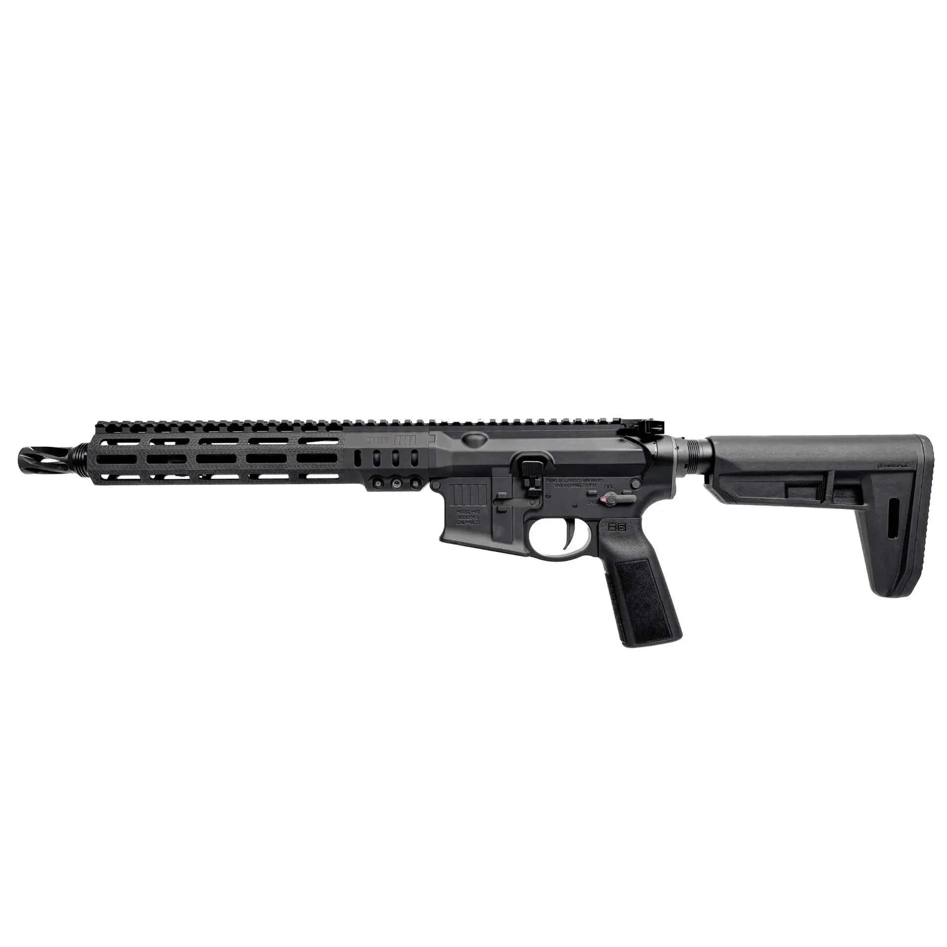 [MK1-CAR-556-115CL-SBR-A-BLK] MK1 CAR SBR (NFA) - 11.5" 5.56 P3 CL Barrel - 10.75" MK1 Cable Management Rail (Black) - Sons of Liberty