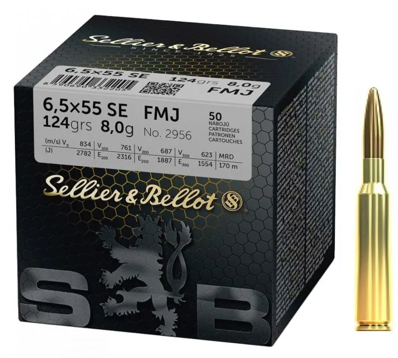 Sellier & Bellot 6,5x55 Se FMJ (50pcs)