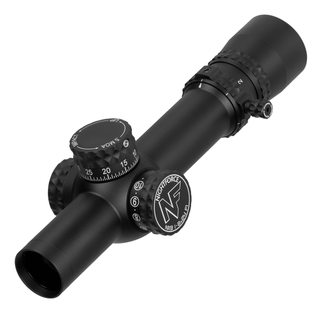 NX8 1-8X24mm F1 ZeroStopTM .2 Mil-Radian - PTL FC-Mil (Black) Nightforce