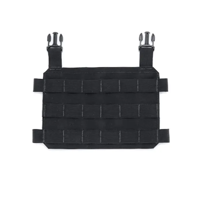 [TPC_MP-1-MD-BLK] Thorax Plate Carrier MOLLE Placard Black - Large (M)