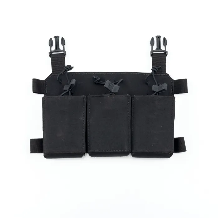 [TPC_TRMP_MP2-2-3-BK] Thorax Triple Rifle Mag Placard w/ MP2 (Black) Haley Strategic (copie)