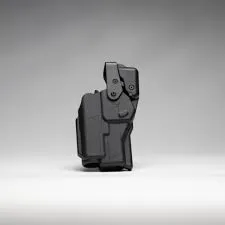 [R3-M-0057-BK-LH-CL-A0] Rapid Force Level III Duty Holster Mid Ride for Glock 19/17/45 - Compact Light (Black) Alien Gear (Left)