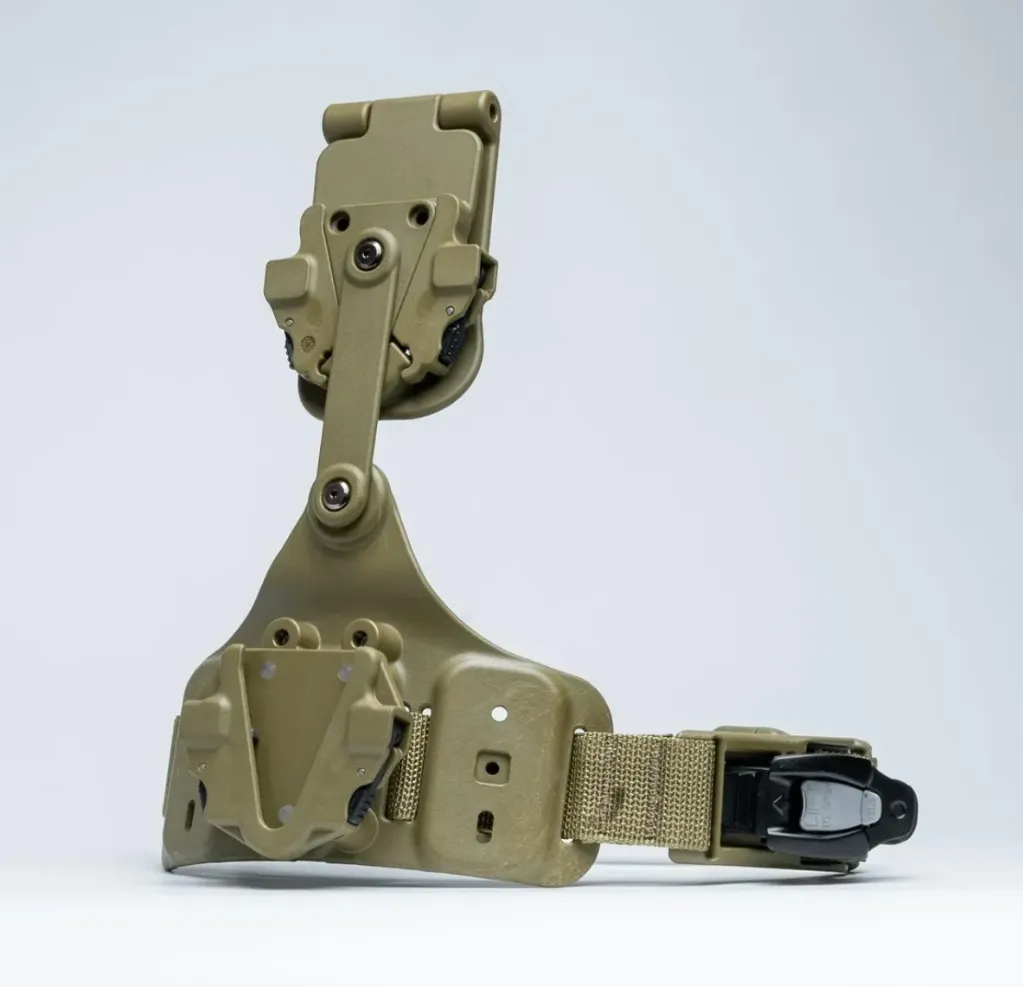 [RFX-DD-TN-LBS-T-LK-B] Rapid Force Dynamic Drop Leg w/TAQ-Strap (Tan)