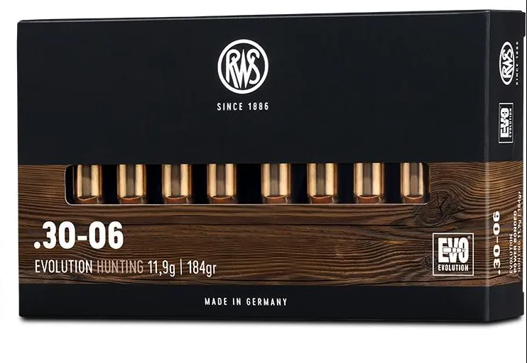 RWS 30-06 184grains 11.9g EVO 20 pcs