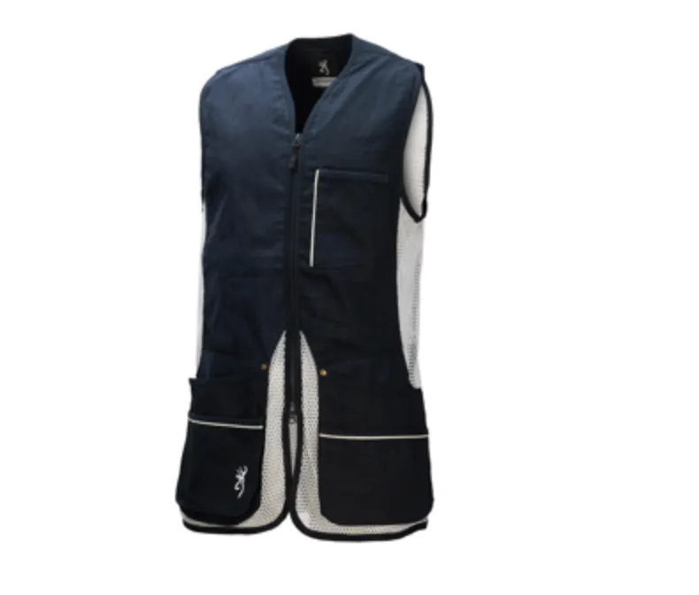 Shooting Vest Sport Shooter (Navy) - Browning (Left, M)