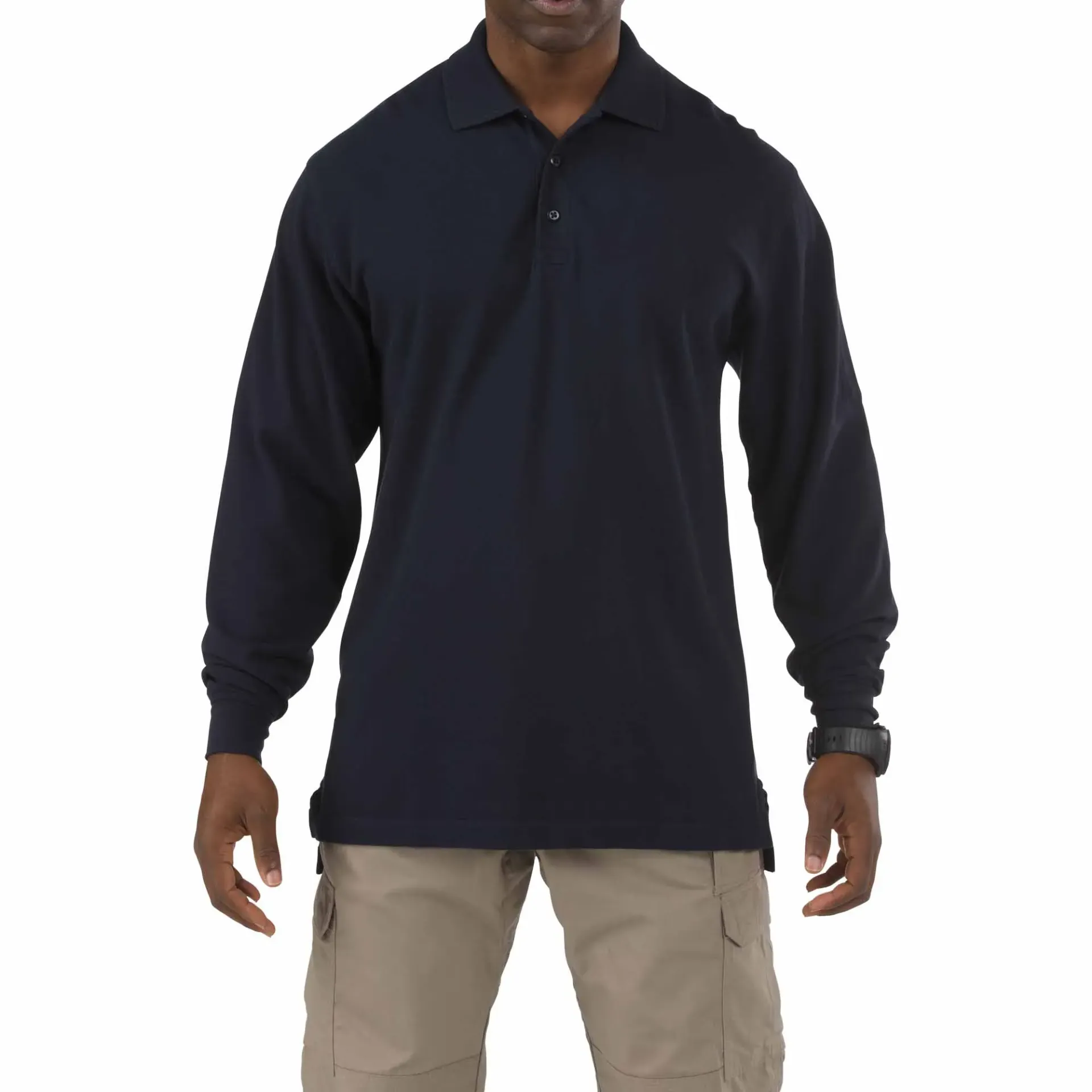 Professional Long Sleeve Polo (Black) - 5.11 Tactical