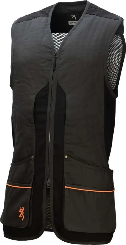 [3051256906] Claymaster Shooting Vest (Ash Grey) - Browning (3XL)