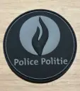 PVC Patch rond 'Police' 