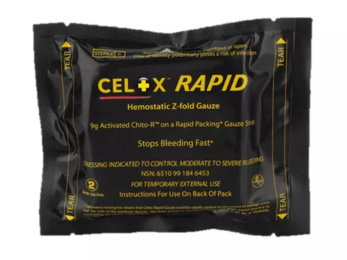 Rapid 150cm Hemostatic Z-Fold  Gauze (CE) Celox