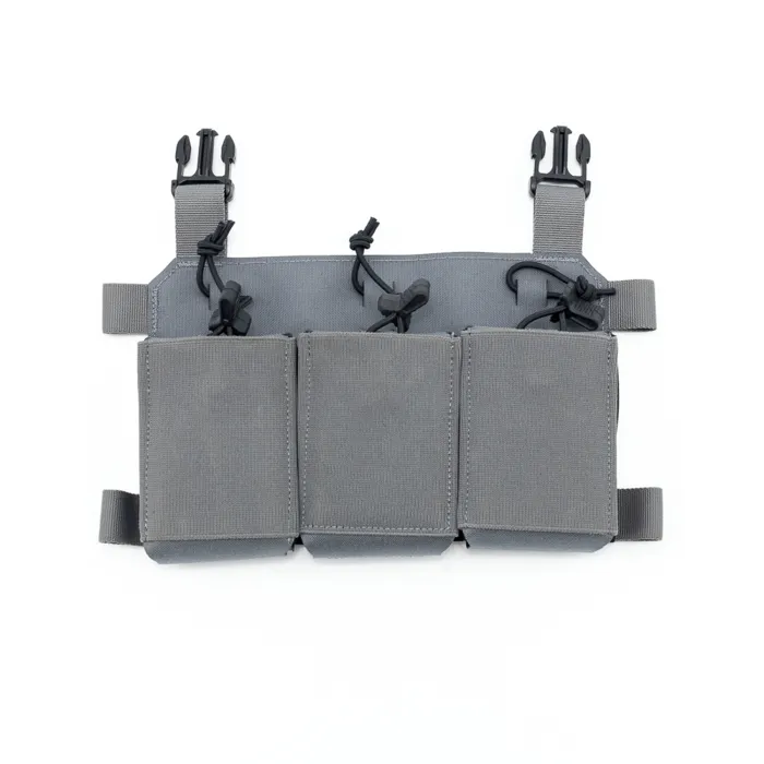 [TPC_TRMP_MP2-2-3-GRY] Thorax Triple Rifle Mag Placard w/ MP2 (Grey)