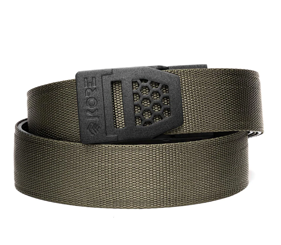 Ranger Green Tactical Gun Belt 1.5" X6 Black Buckle  24-54"